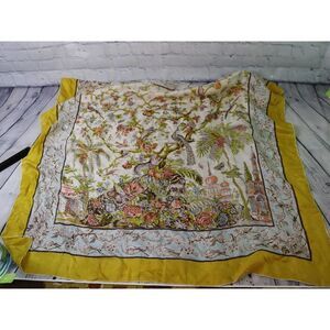 SUPER VINTAGE RUSSIAN SILK SCARF!!